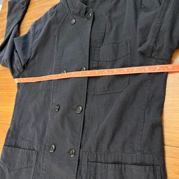 AllSaints Spitalfields Exert Jacket Size 42 Unisex Gray Houndstooth Shacket - Picture 10 of 12